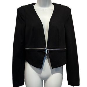 ‎Philosophy Black Open Face Blazer Size XS